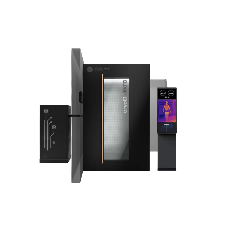 Druschke cryoE1 build-in Kältekammer mit Stehle Ansicht vorne